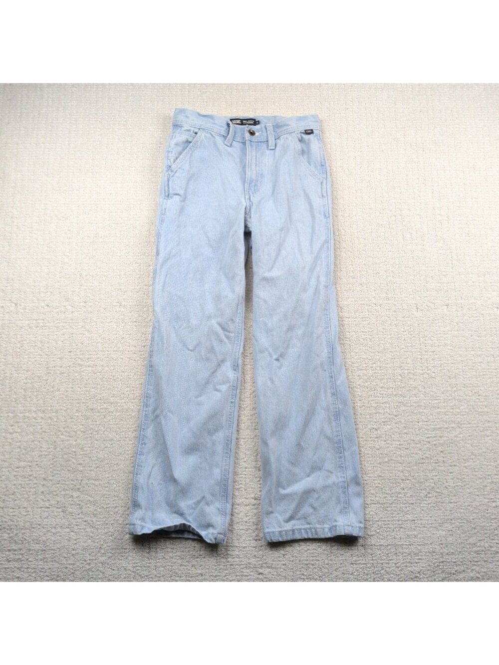 VANS Drill Chore Carpenter Jeans Loose Fit Baggy Straight Leg Skater Women 26